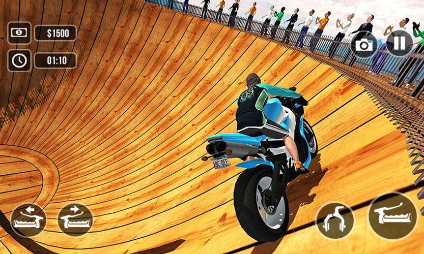 Well of Death Bike Stunts Ride captura de pantalla 2