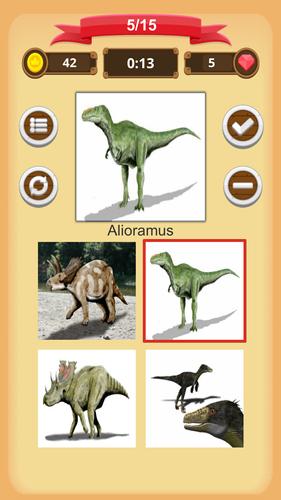 Dinosaurs Quiz Screenshot 2