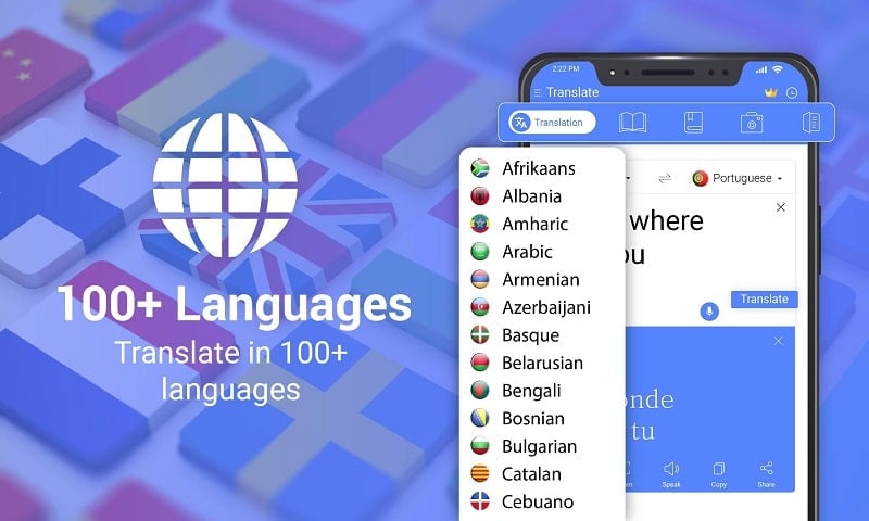 All Language Translate App স্ক্রিনশট 4