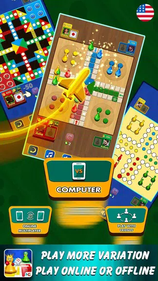 ภาพหน้าจอ Ludo: Dice Board Games 2