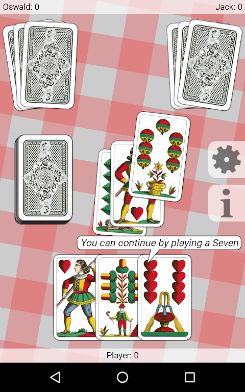 Seven - Card Game Screenshot 2