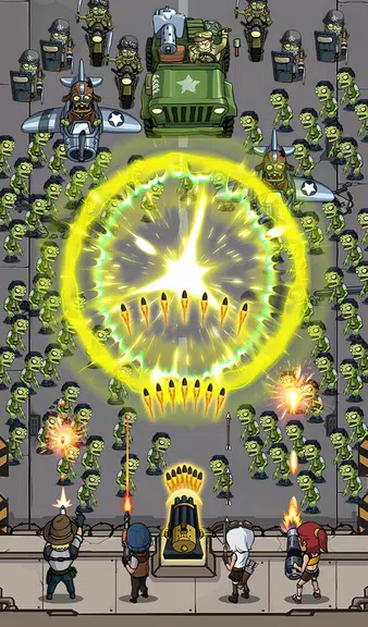 Zombie War Idle Defense Game屏幕截圖3