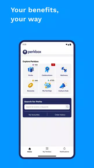 Perkbox screenshot 1