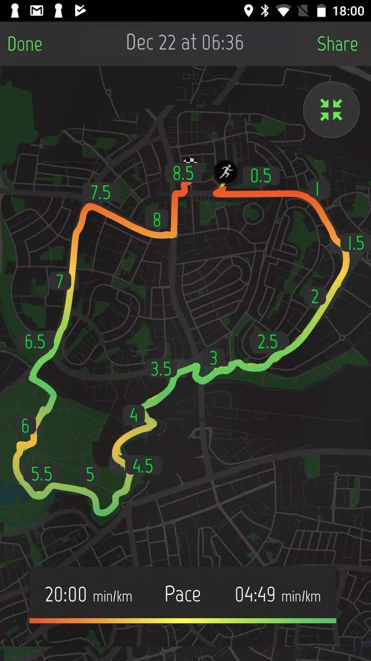 Running Distance Tracker +スクリーンショット4