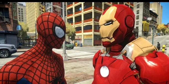 ภาพหน้าจอ Spiderman vs Iron Man 3D Adventures 1