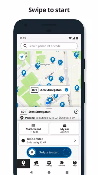 Parkering Göteborg ekran görüntüsü 2