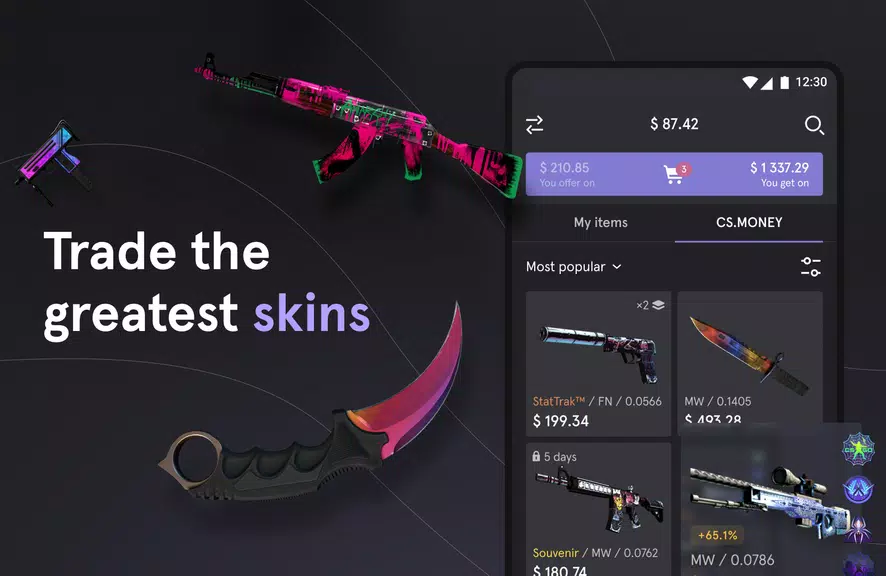 CS.MONEY ‒ Trade CS:GO skins 스크린 샷 1