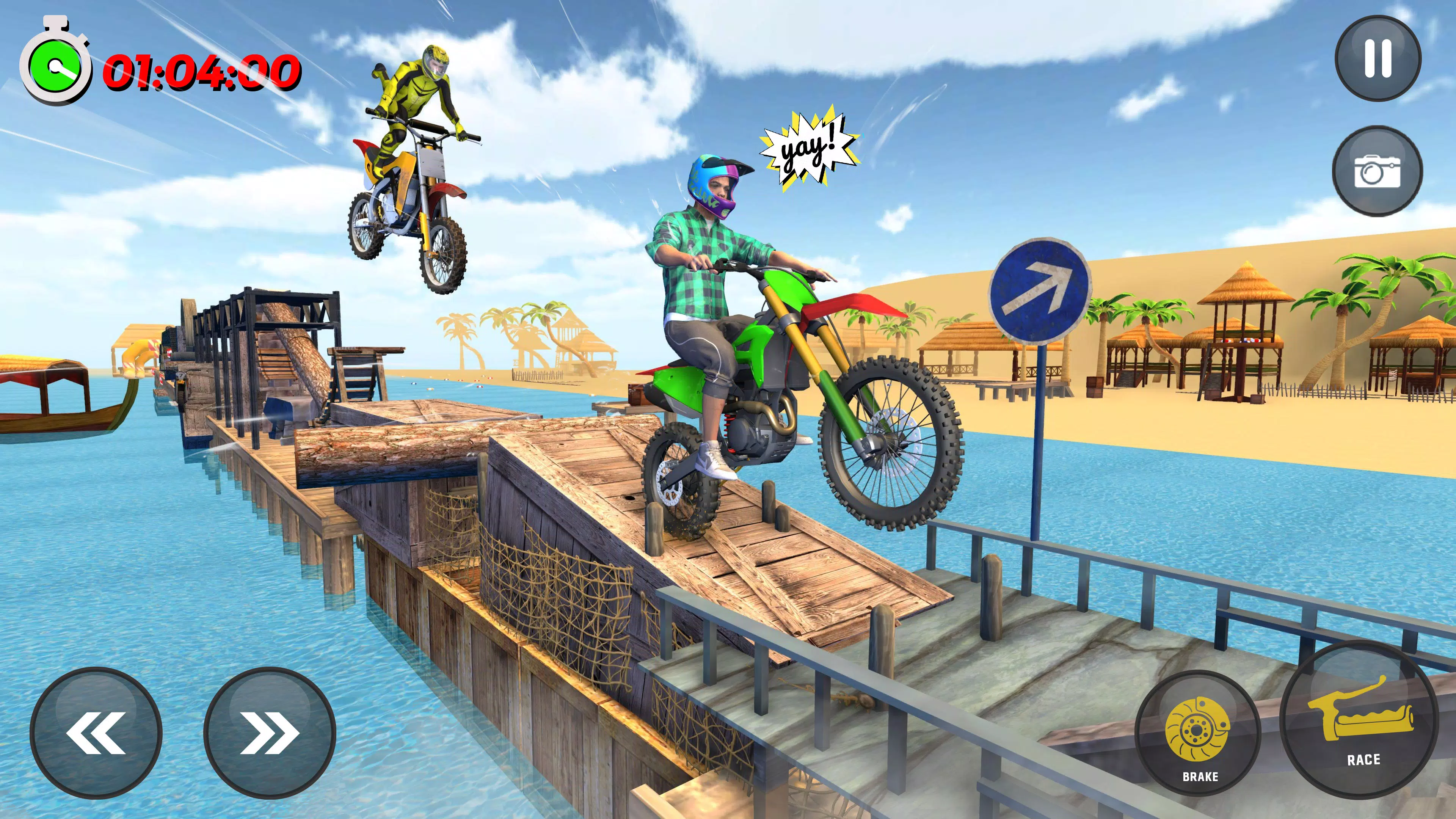 Real Moto Bike Games Racing 3d captura de pantalla 2