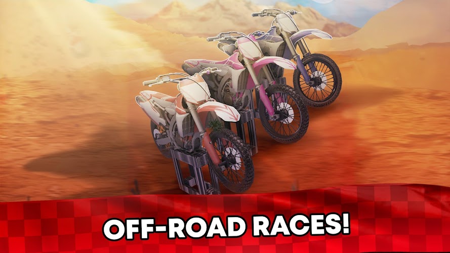 ภาพหน้าจอ Wild Motor Bike Offroad Racing 3