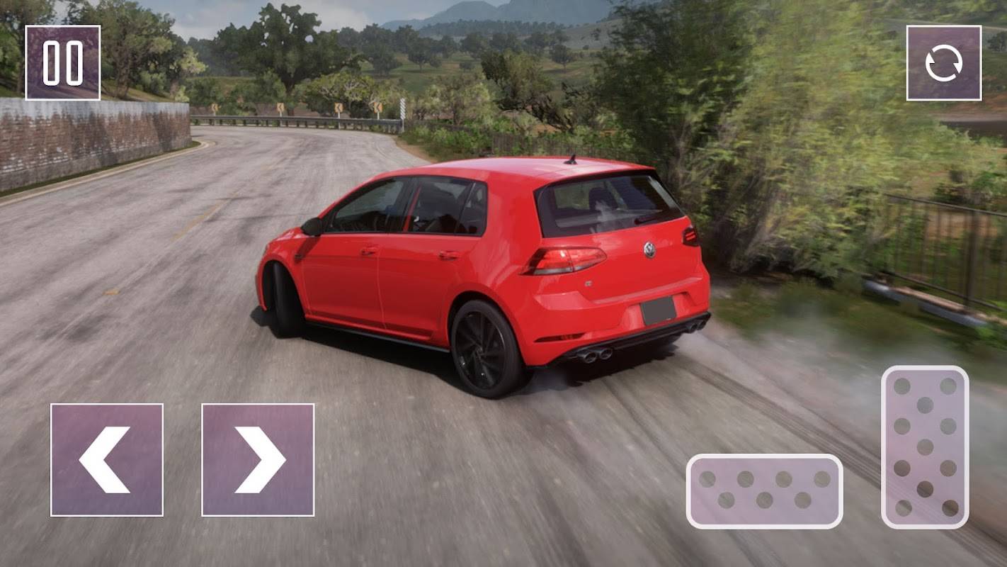 Real Racer Golf GTI Turbo Car Captura de tela 2