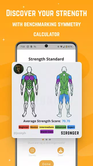 Stronger - Workout Gym Tracker ảnh chụp màn hình 2