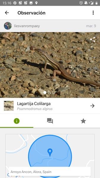 iNaturalist экрана 3