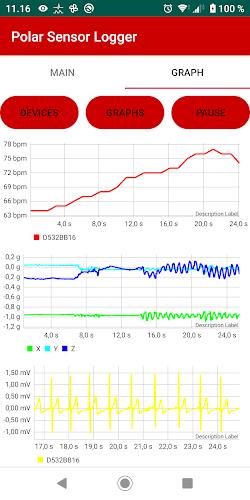 Polar Sensor Logger Screenshot 4