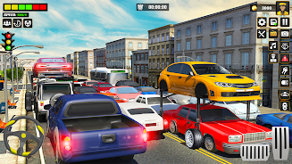 US Taxi Car Driving Games captura de pantalla 4