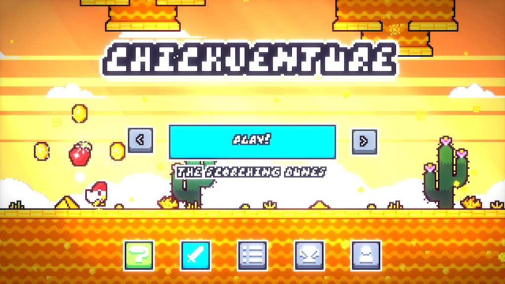 Chickventure: A Runner Game ကိုဖန်သားပြင်3