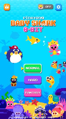 Baby Shark 8BIT : Finding Frie zrzut ekranu 1