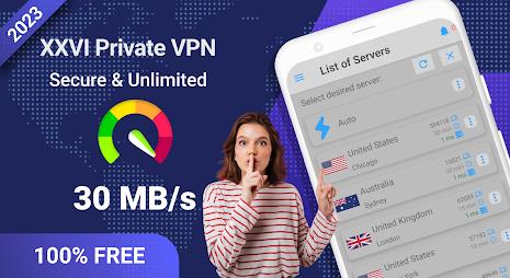 XV Private VPN - Fast Proxy ảnh chụp màn hình 1