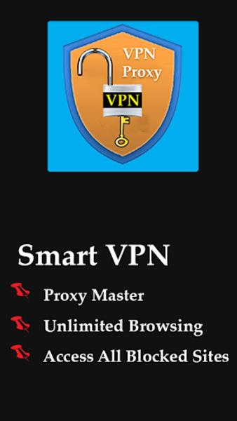 VPN Proxy Master Hide Identity屏幕截圖1