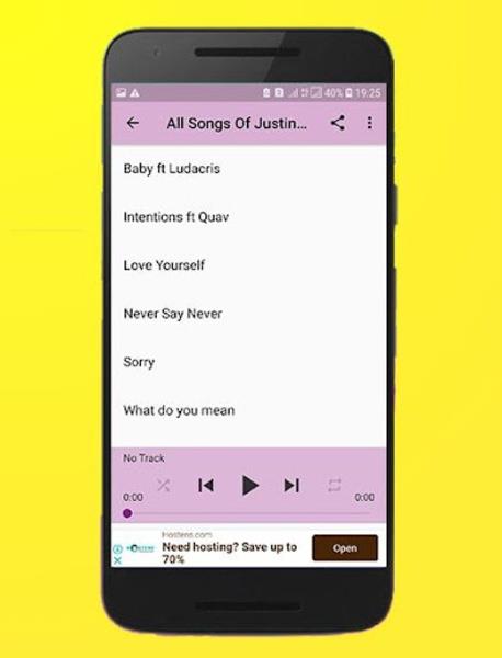 All Songs Of Justin Bieber Offline Screenshot 2