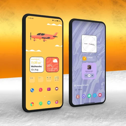 MiUI 14 KWGT ကိုဖန်သားပြင်4