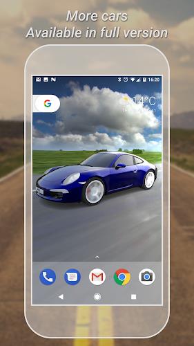 3D Car Live Wallpaper Lite captura de pantalla 4