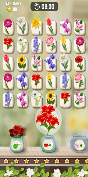 Zen Blossom: Flower Tile Match屏幕截圖1