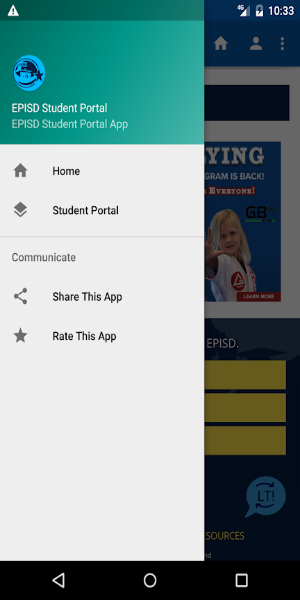 Episd Student portal captura de pantalla 1
