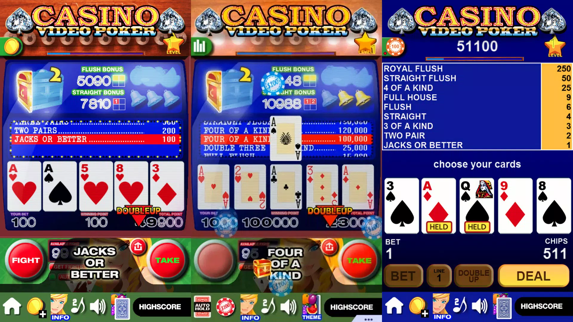 Casino Video Poker स्क्रीनशॉट 3