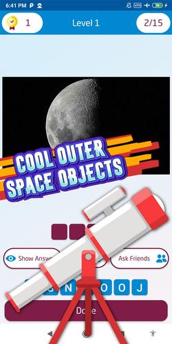 space quiz games captura de pantalla 4
