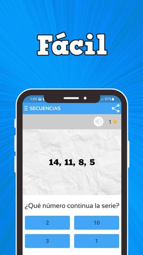 Secuencias numéricas captura de pantalla 2