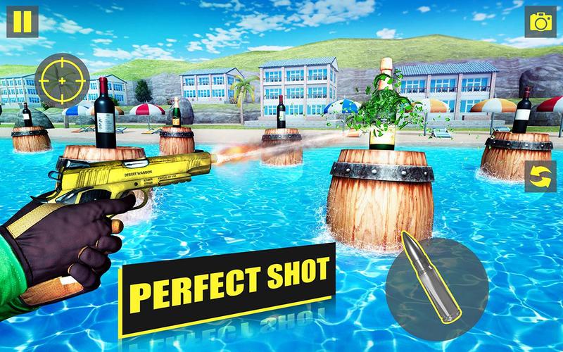 Sniper Gun Bottle Shooter 2023 ảnh chụp màn hình 4