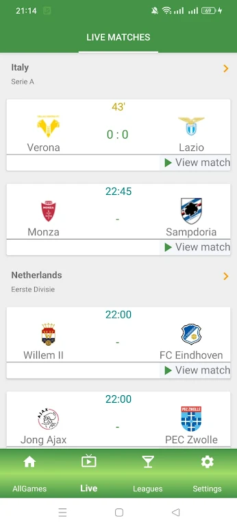 football live score tv Capture d’écran3