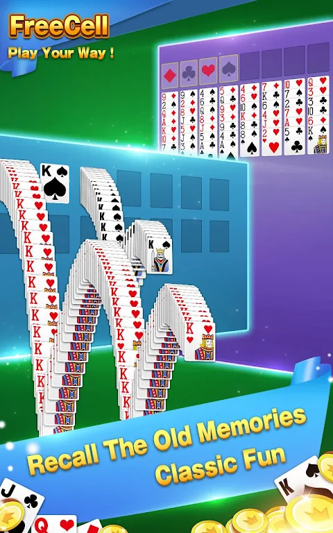 Solitaire - FreeCell Card Game ảnh chụp màn hình 1