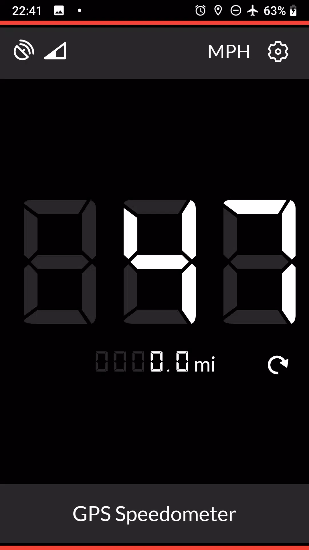 GPS Speedometer Screenshot 3