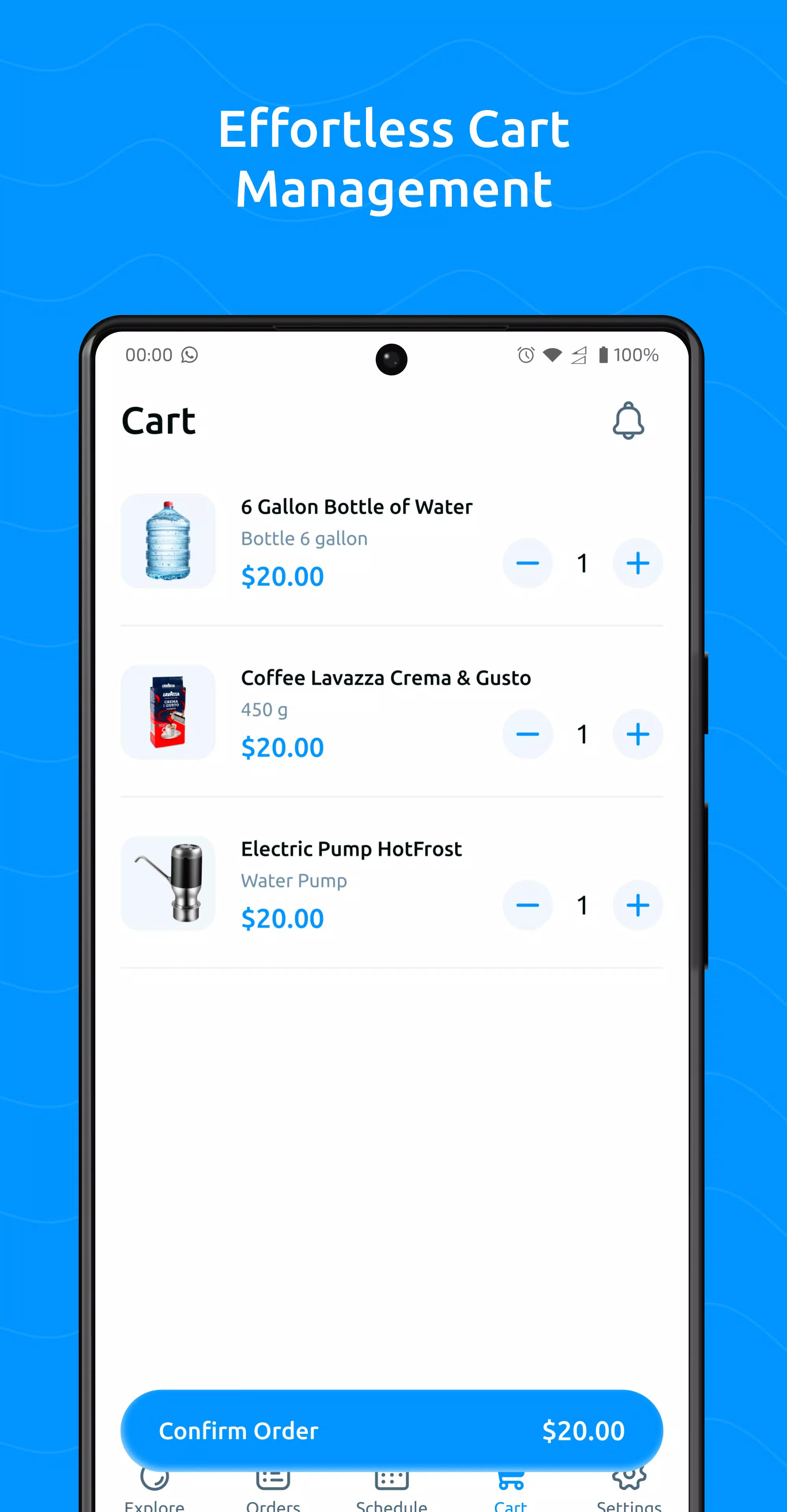 Water Delivery Screenshot 2