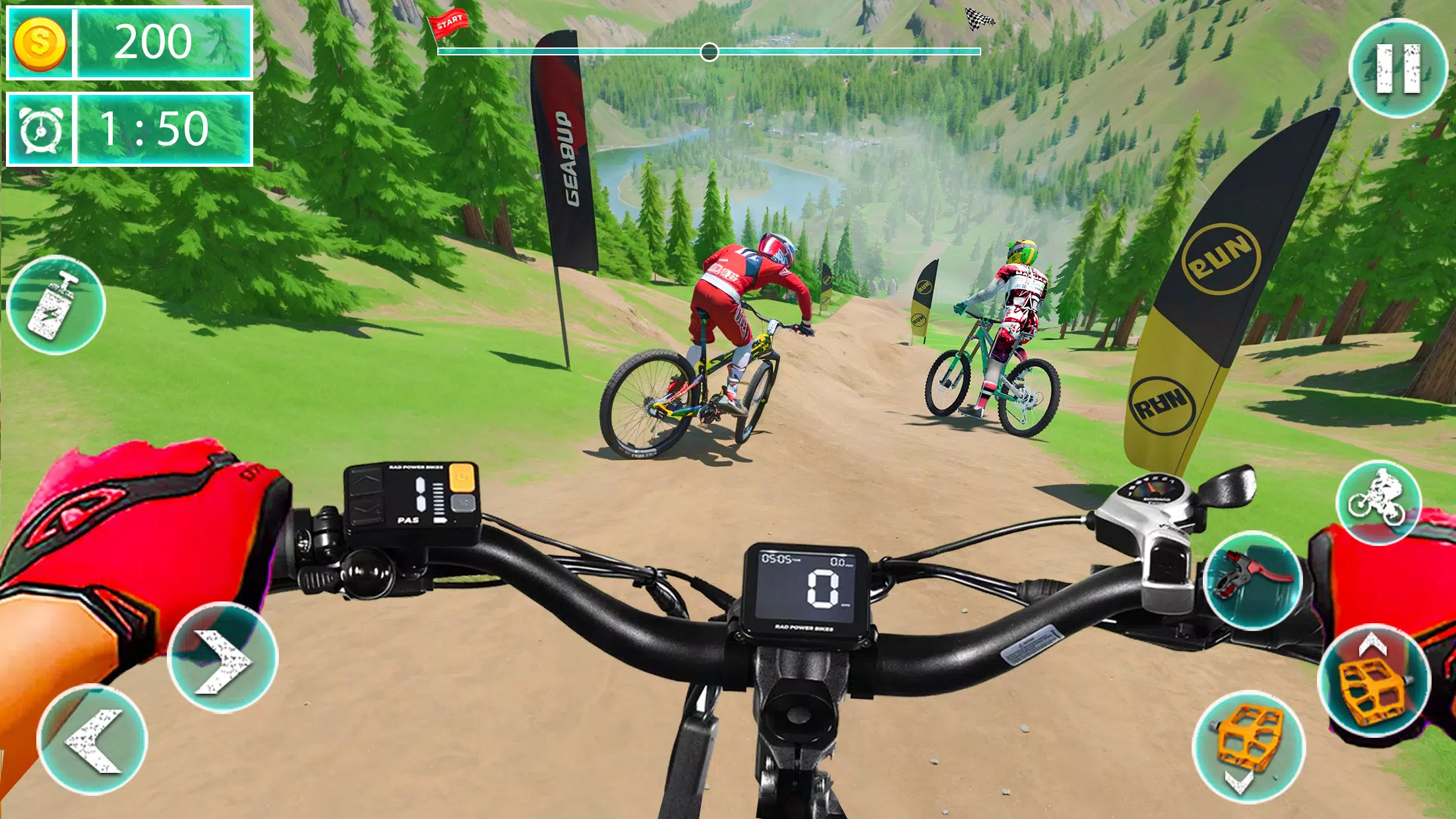 MTB Downhill: BMX Racer screenshot 2