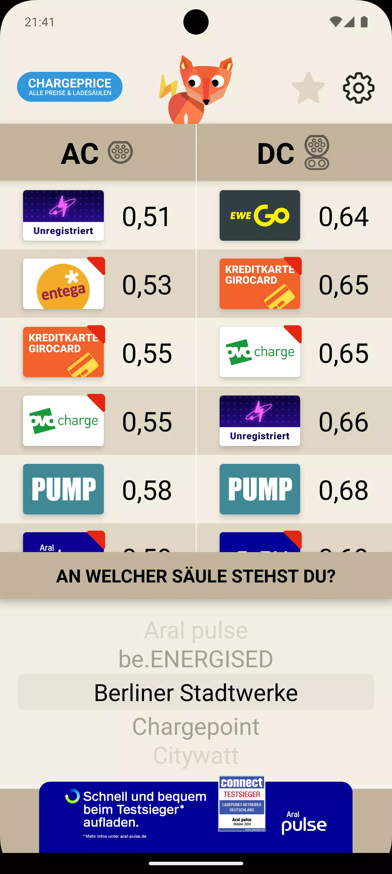 Ladefuchs zrzut ekranu 1