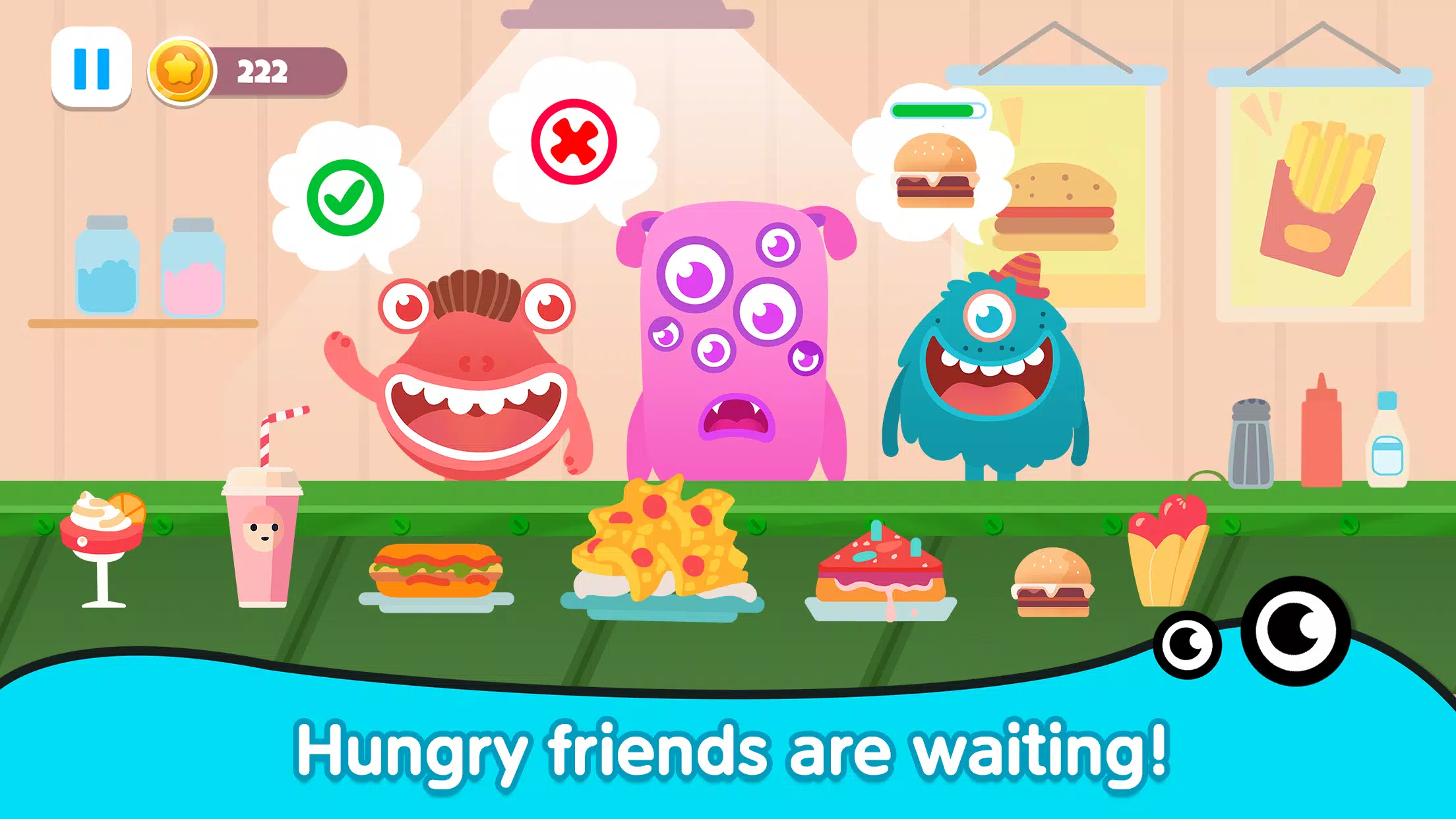 Kitchen monster games for kids Capture d’écran4