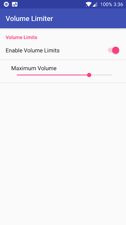 Volume Limiter zrzut ekranu 1