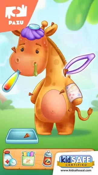 Jungle Animal Kids Care Games Screenshot 1