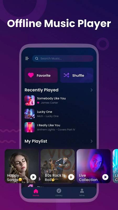 Offline Music Player: My Music स्क्रीनशॉट 4