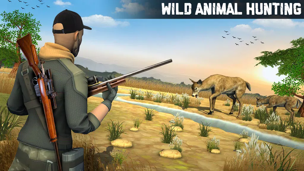 Wild Animal Hunting 3D Offline Capture d’écran1