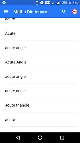 Maths Dictionary 스크린 샷 4