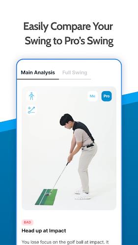 Golf Fix - AI Swing Analyzer Captura de tela 3