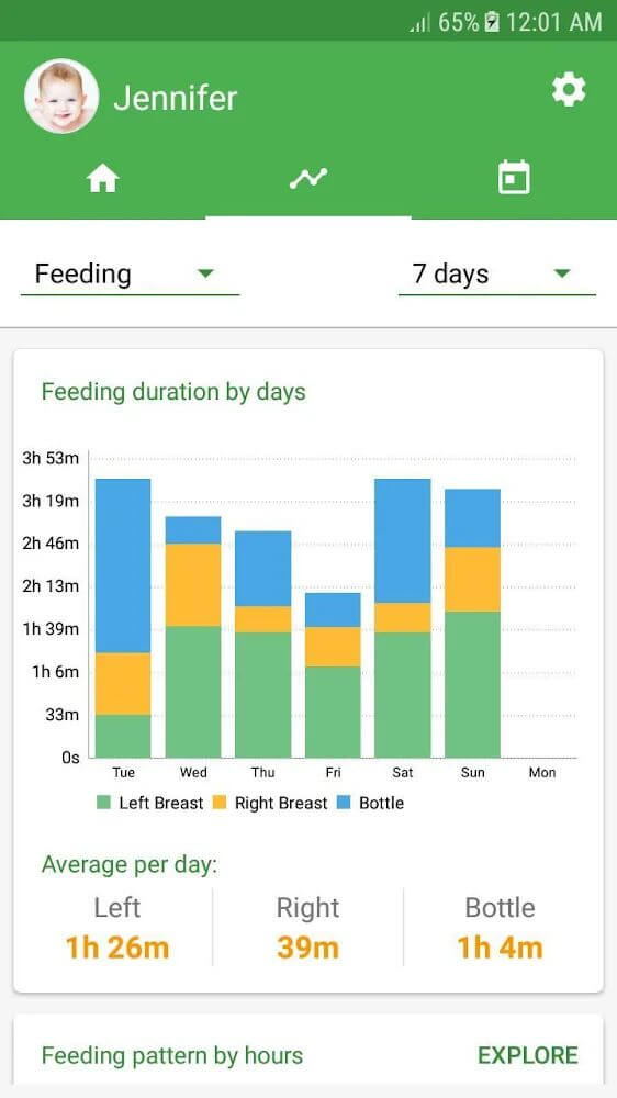 Baby Tracker Mod zrzut ekranu 2