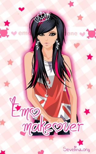 Emo dress up gameスクリーンショット3