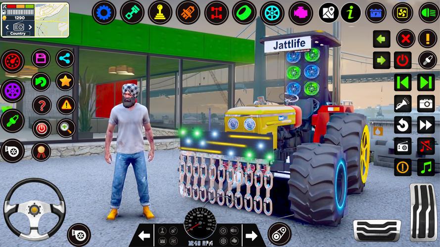 Screenshot Indian Tractor Tochan Game 3d 2