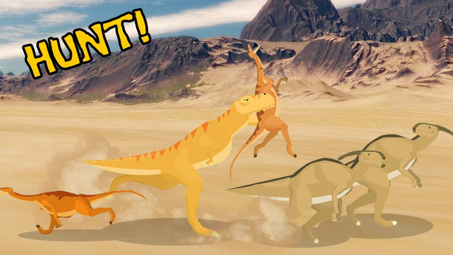 T-Rex Fights Raptorsスクリーンショット3