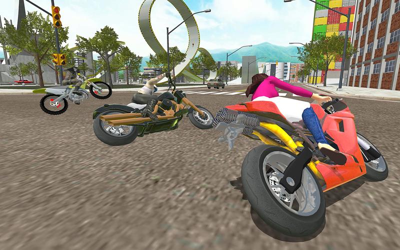 Motorbike Rush Drive Simulator screenshot 1