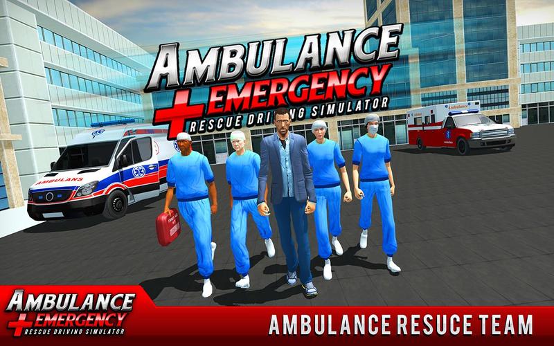 911 Ambulance City Rescue Game screenshot 4